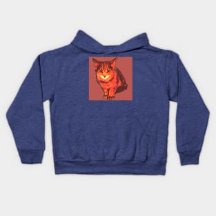 Puff, Chroma Aberration Kitten Kids Hoodie